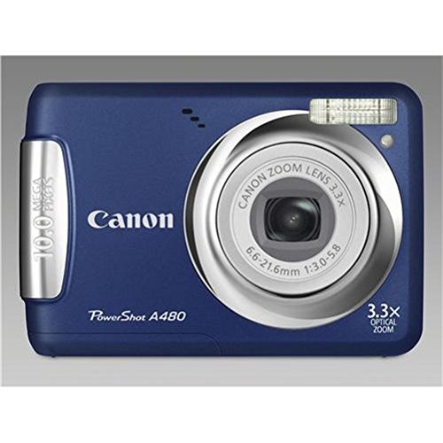 Canon PowerShot A480 Digitalkamera (10 MP, 3-fach opt. Zoom, 6,4cm